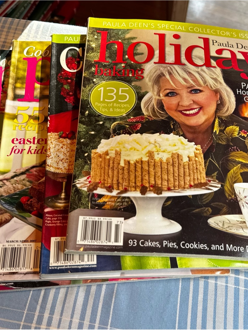 Paula Deen Lot of 4 Collector Magazines - Holiday, Christmas and More